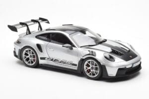 Porsche 911 992 GT3 Weissach Pack GT Argent Métallique Norev 1:18 187366 Métal Moulé — image 6 sur 8