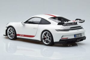 Porsche 911 992 GT3 Blanc Norev 1:18 187306 Métal Moulé — image 6 sur 7