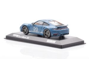 Porsche 911 992 Turbo S Oslo Bleu Minichamps 1:43 WAP0209050N001 Métal Moulé — image 3 sur 4