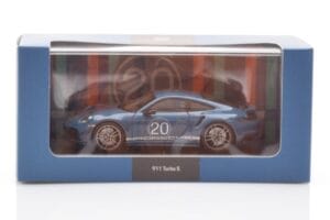 Porsche 911 992 Turbo S Oslo Bleu Minichamps 1:43 WAP0209050N001 Métal Moulé — image 4 sur 4