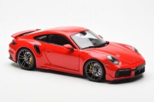 Porsche 911 992 Turbo S Sport Design Rouge Minichamps 1:18 113069078 Métal Moulé — image 6 sur 8
