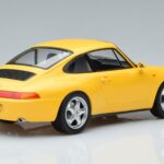 Porsche 911 993 Carrera Jaune Norev 1:18 187596 Métal Moulé - image 2 of 6
