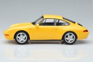 Porsche 911 993 Carrera Jaune Norev 1:18 187596 Métal Moulé — image 3 sur 6