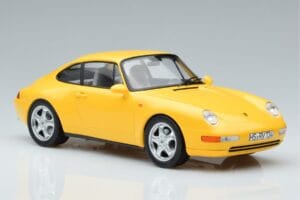 Porsche 911 993 Carrera Jaune Norev 1:18 187596 Métal Moulé — image 4 sur 6
