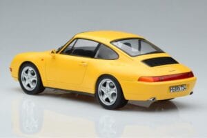 Porsche 911 993 Carrera Jaune Norev 1:18 187596 Métal Moulé — image 5 sur 6