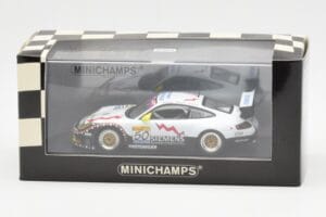 Porsche 911 996 GT3 RS Siemens #50 M. Ortelli / M. Lieb / R. Dumas 24 Hours of Spa 2003 Winners Minichamps 1:43 400036950 Mét — image 4 sur 4