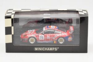 Porsche 911 996 GT3 RSR Gulf #73 Lambert / Lefort / Palttala 1000km Spa 2005 Minichamps 1:43 400056473 Métal Moulé — image 4 sur 4