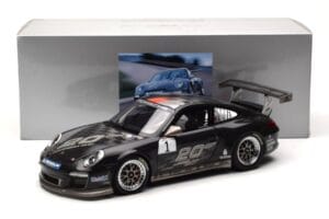Porsche 911 997 GT3 Cup #1 20th Anniversary Carrera Cup 2010 Minichamps 1:18 WAP0210090B Métal Moulé — image 8 sur 8