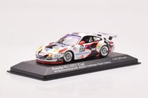Porsche 911 997 GT3 Cup #124 Mattheus / Geoffroy / Vanbellingen / Fumal 24 Hours of Spa 2005 Minichamps 1:43 400056224 Métal  — image 2 sur 4
