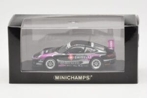 Porsche 911 997 GT3 Cup Swissvax #30 K. Sasaki Carrera Cup Asia Macau 2007 Minichamps 1:43 400076430 Métal Moulé — image 4 sur 4