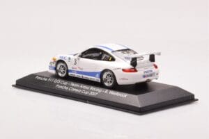 Porsche 911 997 GT3 Cup #3 Team Araxa Racing R. Westbrook Porsche Carrera Cup 2007 Minichamps 1:43 WAP02012318VKK Métal Moulé — image 3 sur 4