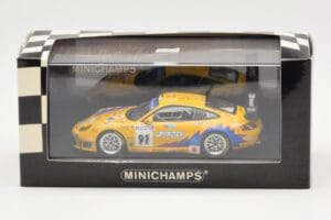 Porsche 911 997 GT3 RS T2M #91 Yamagishi / Fournoux / Konopka 24 Hours of Le Mans 2006 Minichamps 1:43 400066991 Métal Moulé — image 4 sur 4