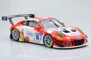 Porsche 911 GT3 R Frikadelli Racing Team #30 M. Muller / M. Arnold / F. Henzler / M. Campbell 24 Hours of Nurburgring 2018 Mi — image 4 sur 6