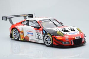 Porsche 911 GT3 R Frikadelli Racing Team #31 M. Arnold / I. Fernandez Winners VLN Round 3 2018 Minichamps 1:18 153186991 Méta — image 4 sur 6