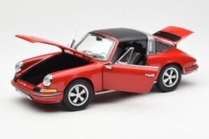 Porsche 911 Targa S Rouge Schuco 1:18 450036200 Métal Moulé — image 2 sur 9