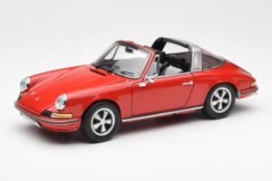 Porsche 911 Targa S Rouge Schuco 1:18 450036200 Métal Moulé — image 3 sur 9
