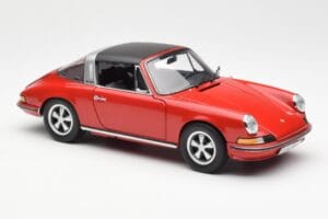 Porsche 911 Targa S Rouge Schuco 1:18 450036200 Métal Moulé — image 7 sur 9