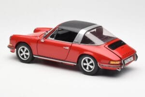 Porsche 911 Targa S Rouge Schuco 1:18 450036200 Métal Moulé — image 8 sur 9