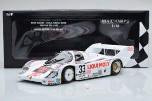 Porsche 956K Liqui Moly Brun Racing #33 H-J. Stuck / H. Grohs / W. Brun 1000km Spa 1983 Minichamps 1:18 155836633 Métal Moulé — image 6 sur 6