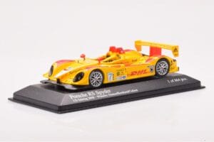 Porsche RS Spyder LMP2 #7 R. Dumas / T. Bernhard / E. Collard Sebring 12 Hours Winners 2008 Minichamps 1:43 400086807 Métal M — image 2 sur 4