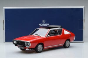 Renault 17 Gordini Décapotable Rouge Norev 1:18 185371 Métal Moulé — image 6 sur 6