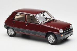 Renault 5 GTL Bordeaux Rouge Otto 1:18 OT1059 Résine — image 4 sur 6
