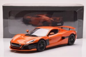 Rimac Nevera Orange GT Spirit 1:18 GT880 Résine — image 6 sur 6
