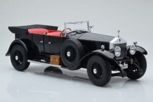 Rolls-Royce Phantom I Cabriolet Noir Kyosho 1:18 08931BK Métal Moulé — image 6 sur 8