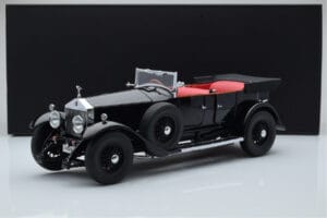 Rolls-Royce Phantom I Cabriolet Noir Kyosho 1:18 08931BK Métal Moulé — image 8 sur 8