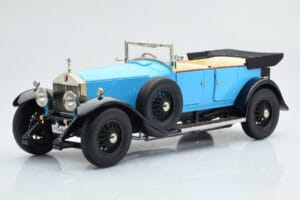 Rolls-Royce Phantom I Cabriolet Bleu Kyosho 1:18 08931LB Métal Moulé — image 2 sur 9