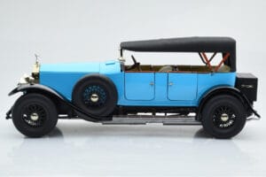 Rolls-Royce Phantom I Cabriolet Bleu Kyosho 1:18 08931LB Métal Moulé — image 4 sur 9
