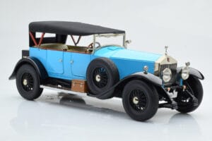 Rolls-Royce Phantom I Cabriolet Bleu Kyosho 1:18 08931LB Métal Moulé — image 5 sur 9