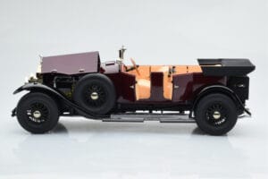 Rolls-Royce Phantom I Cabriolet Rouge Bordeaux Kyosho 1:18 08931R Métal Moulé — image 8 sur 10