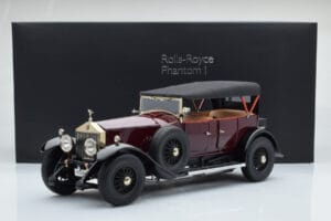Rolls-Royce Phantom I Cabriolet Rouge Bordeaux Kyosho 1:18 08931R Métal Moulé — image 10 sur 10