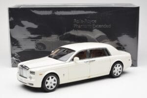 Rolls-Royce Phantom VII EWB English Blanc Kyosho 1:18 08841EW2 Métal Moulé — image 8 sur 8