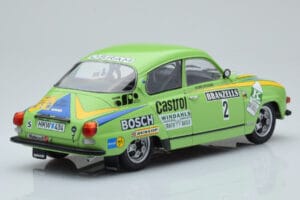 Saab 96 V4 #2 S. Blomqvist / H. Sylvan Rally Sweden 1976 IXO 1:18 18RMC085B Métal Moulé — image 2 sur 6