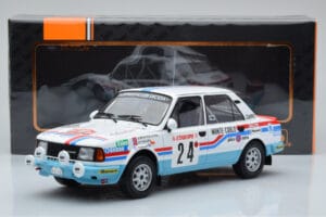 Skoda 130 L Night Version #24 J. Augland Rally Monte Carlo 1987 IXO 1:18 18RMC156 Métal Moulé — image 6 sur 6