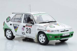 Skoda Felicia #20 S. Blomqvist / B. Cederberg Rally RAC Lombard 1995 IXO 1:18 18RMC147 Métal Moulé — image 4 sur 6