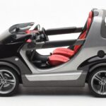 Smart Fortwo Crossblade Cabriolet Argent Noir Kyosho 1:18 - image 3 of 6