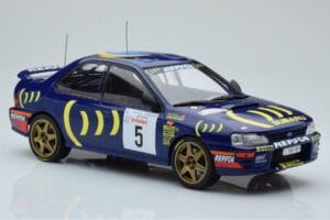 Subaru Impreza 555 #5 C. Sainz / L. Moya Tour de Corse 1995 IXO 1:18 18RMC063A Métal Moulé — image 4 sur 6