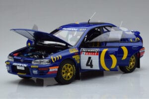 Subaru Impreza #4 C. McRae / D. Ringer Winner RAC Rally 1994 Kyosho 1:18 08962A Métal Moulé — image 2 sur 9