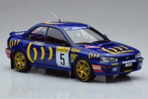 Subaru Impreza #5 C. Sainz / L. Moya 2nd Place Rally Monte Carlo 1995 Kyosho 1:18 08962B Métal Moulé — image 5 sur 9