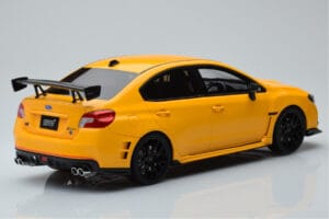 Subaru Impreza WRX STI Nurburgring Challenge Package Jaune Kyosho 1:18 KSR18021Y Résine — image 2 sur 5