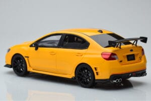 Subaru Impreza WRX STI Nurburgring Challenge Package Jaune Kyosho 1:18 KSR18021Y Résine — image 4 sur 5