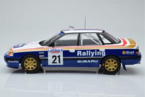 Subaru Legacy RS #21 C. McRae / D. Ringer RAC Rally 1991 IXO 1:18 18RMC080B Métal Moulé — image 3 sur 6