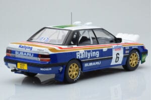 Subaru Legacy RS Night Version #6 M. Alen / I. Kivimaki RAC Rally 1991 IXO 1:18 18RMC080A Métal Moulé — image 2 sur 6
