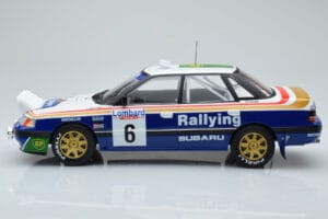 Subaru Legacy RS Night Version #6 M. Alen / I. Kivimaki RAC Rally 1991 IXO 1:18 18RMC080A Métal Moulé — image 3 sur 6