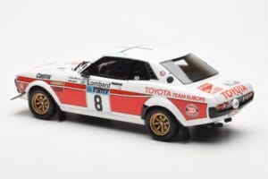 Toyota Celica 2000 GT RA21 #8 H. Mikkola / A. Hertz Lombard RAC Rally 1977 Otto 1:18 OT1044 Résine — image 5 sur 6