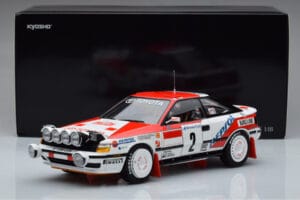 Toyota Celica GT-Four ST165 #2 C. Sainz / L. Moya Winner Rally Monte Carlo 1991 Kyosho 1:18 08961B Métal Moulé — image 12 sur 12