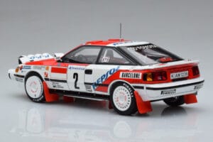 Toyota Celica GT-Four ST165 #2 C. Sainz / L. Moya Winner Rally Monte Carlo 1991 Kyosho 1:18 08961B Métal Moulé — image 6 sur 12